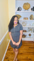short sleeve dress (ash grey)